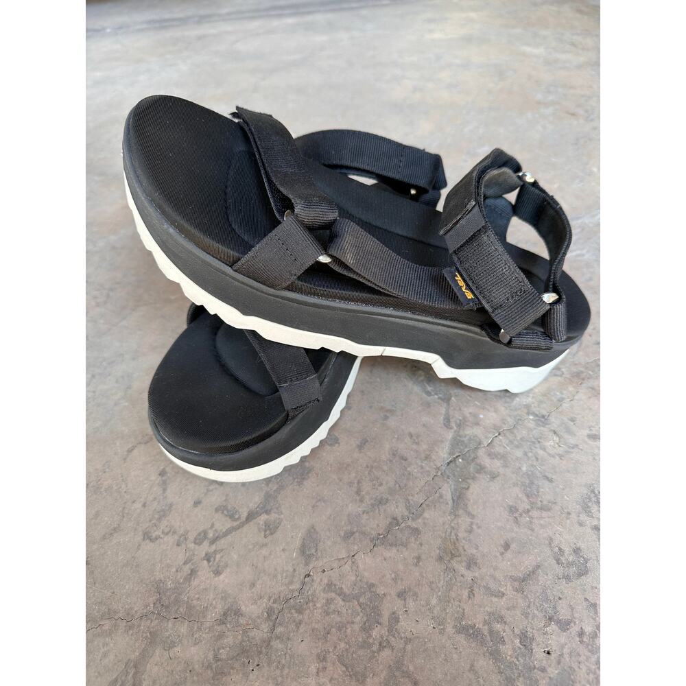 Teva Jadito Black Platform Sandals size 10 - Picture 2 of 11